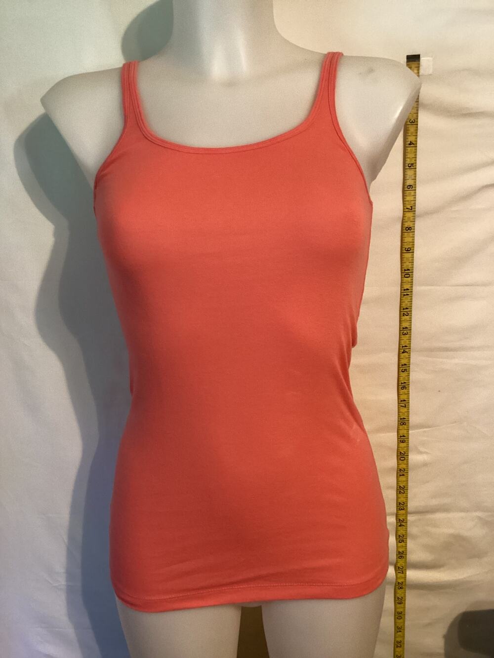2523 NWOT GAP Calypso Easy Cami Spaghetti Strap Tank Top Scoop Neck Small Orange